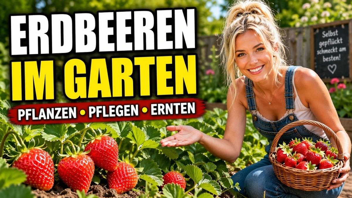 Vorschaubild: Nie wieder saure Erdbeeren: So erntest du eimerweise Früchte!
