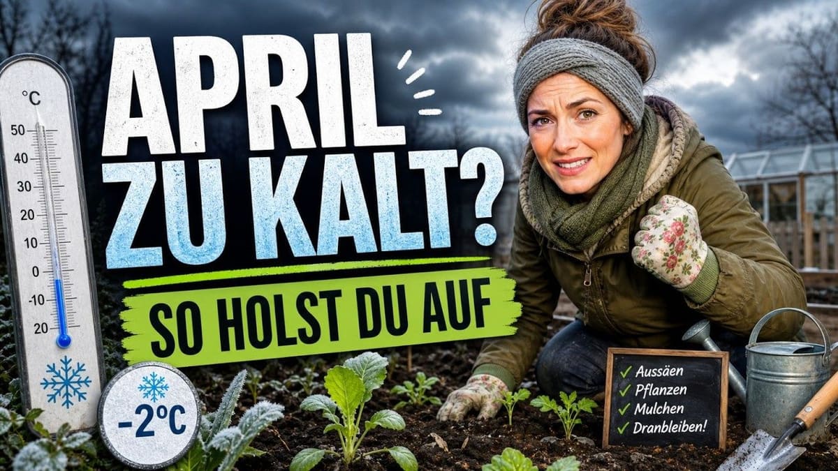 Vorschaubild: Der April war zu kalt? So holst du deinen Garten jetzt wieder auf