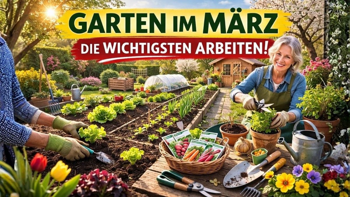 Vorschaubild: Jetzt beginnt die Gartensaison: Was Sie im März tun sollten