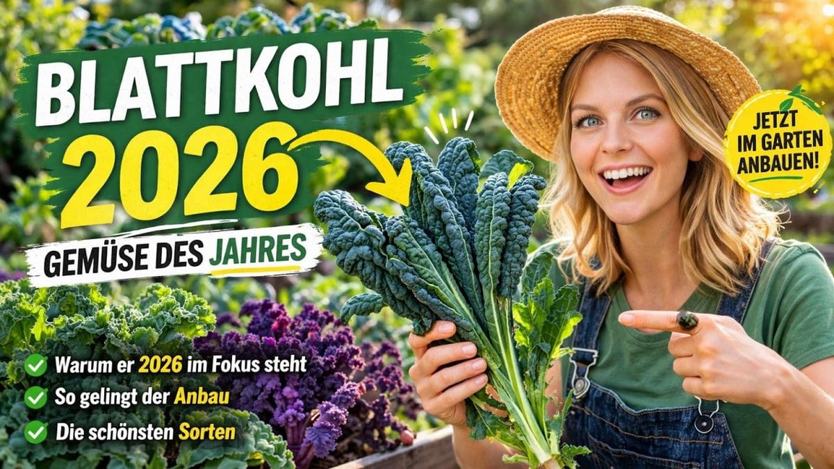Vorschaubild: Gemüse des Jahres 2026: Blattkohl im Garten einfach erklärt