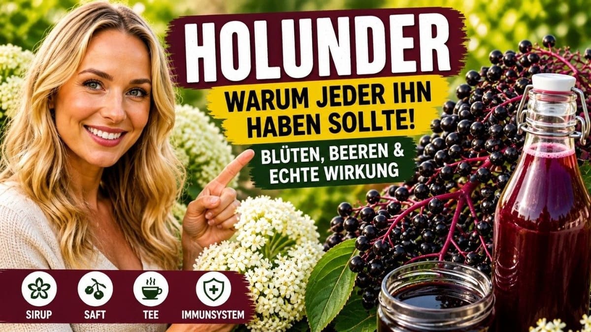 Vorschaubild: Warum jeder Holunder haben sollte: Blüten, Beeren und traditionelle Verwendung