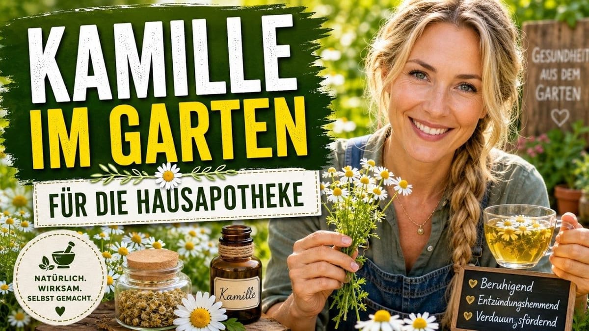Vorschaubild: Kamille aus dem Garten ernten: Das solltest du wissen