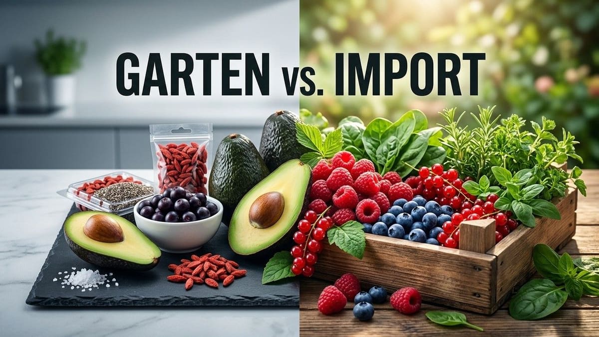 Vorschaubild: Teure Superfoods vs. Dein Garten: Was ist wirklich gesünder?