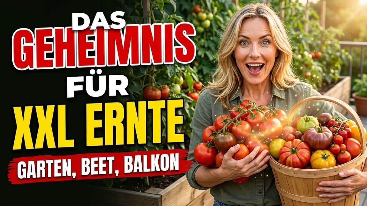 Vorschaubild: Tomatenernte im Garten, Hochbeet oder Balkon – Alles was du wissen musst